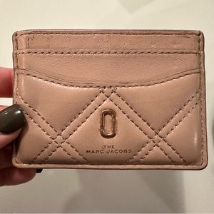 Pink Quilted Marc Jacobs Card Case
